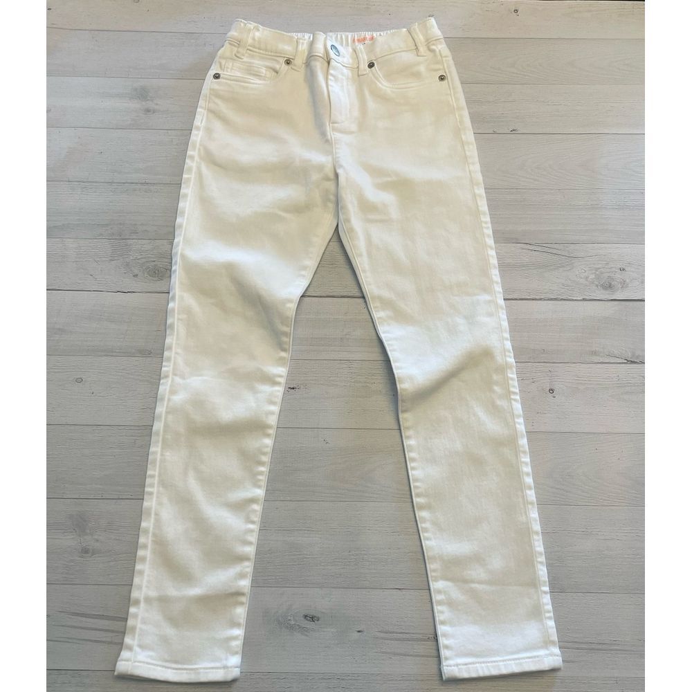 Crewcuts girls white skinny pants size 10